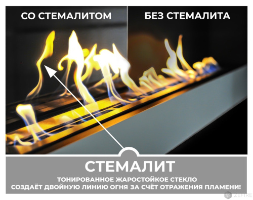 Биокамин ZeFire Sirius 1200 латунный со стемалитом латунный – Купить в Калининграде - Интернет-магазин Мастер Спа