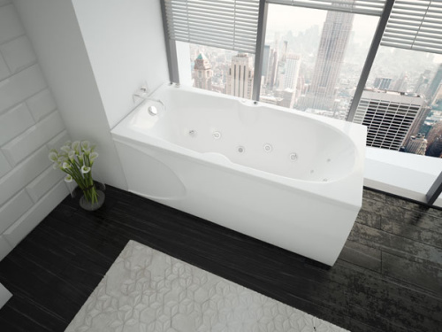 Ванна акриловая Европа 180х80  без гидромассажа, с фронтальным экраном (слив слева) в интернет-магазине MasterSPA