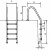 Лестница AstralPool Standard со ступеньками "Luxe", AISI-316(3 ступени) – Купить в Калининграде - Интернет-магазин Мастер Спа